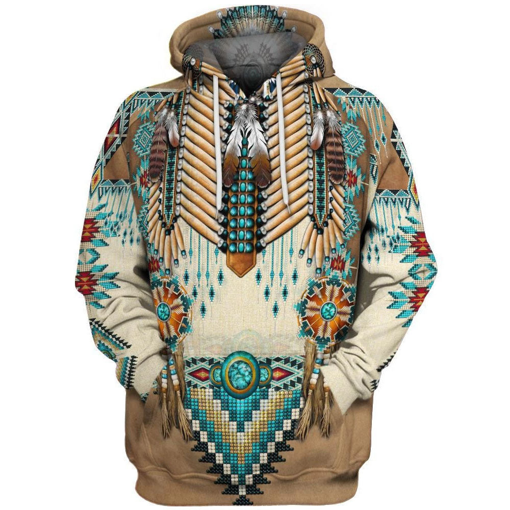 American Indian printed sweater