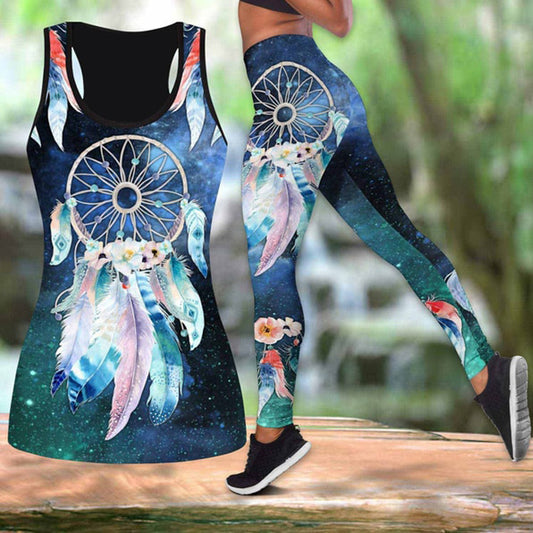 American 3D Personalized Sports Pants Digital Printing Flower Indian Yoga Leggings